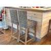 Kubu Grey Wicker Bar Stool - 5